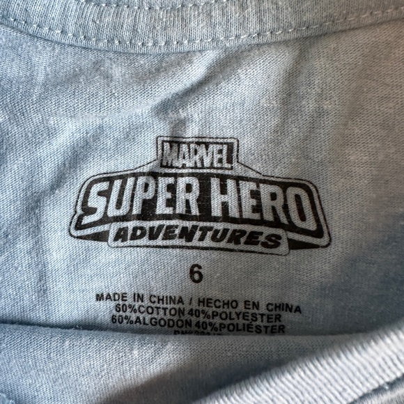 Six shirt set. Good used condition. Characters, plain, and sharks. - Picture 2 of 7